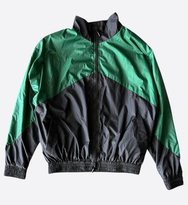 Rhude Logo Windbreaker Jacket Green and Black  ( SMALL )