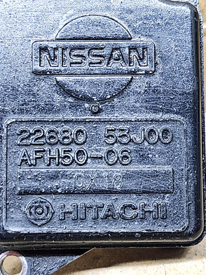 OEM Hitachi AFH50-06 / 22680 53J00 91-96 Infiniti Nissan 2.0L Air Flow Sensor
