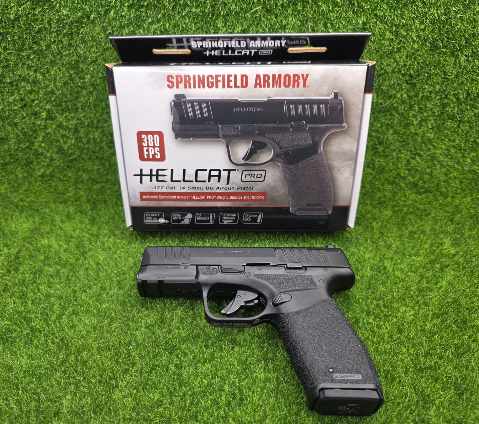 Air Venturi Springfield Armory Hellcat Pro CO2 BB Pistol .177 - SA ...