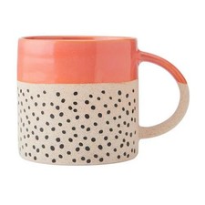 Mikasa Wax Resist Glaze Mug, 390ML - Orange or Green