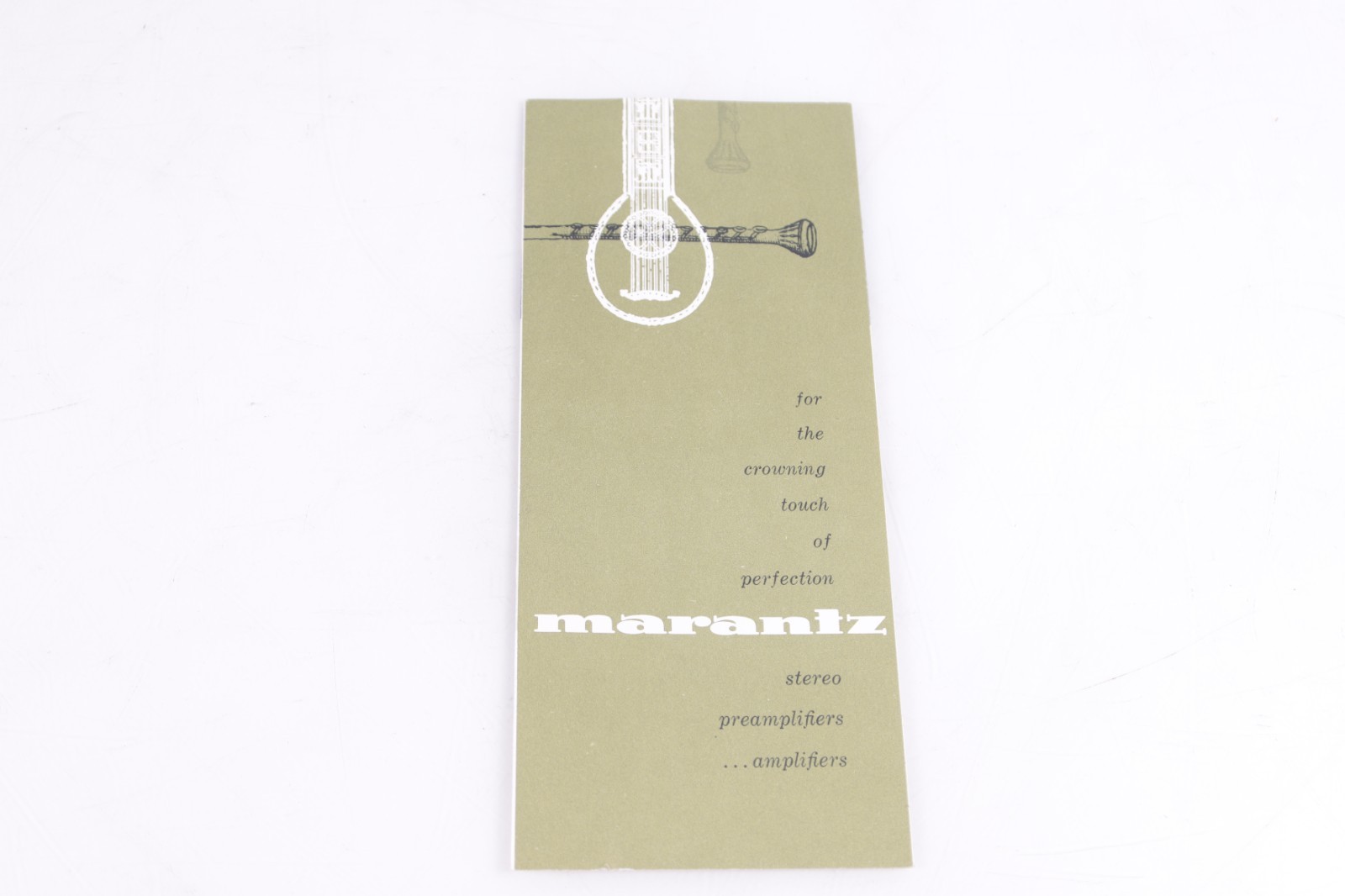 Vintage Marantz Stereo Brochure – Model 7 / 8 / 8B / 2 – Original Pamphlet