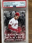 2018 Topps Update Series - Legends in the Making Shohei Ohtani #LITM-21 Black...