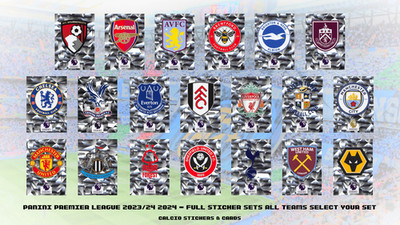 Panini Premier League 2023/24 2024 Full Sticker Sets All Teams Select Your Set