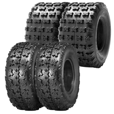 Full Set 4 21x8-9 22X10-10 ATV Tires Heavy Duty 4Ply 21x8x9 22X10x10 Replacement