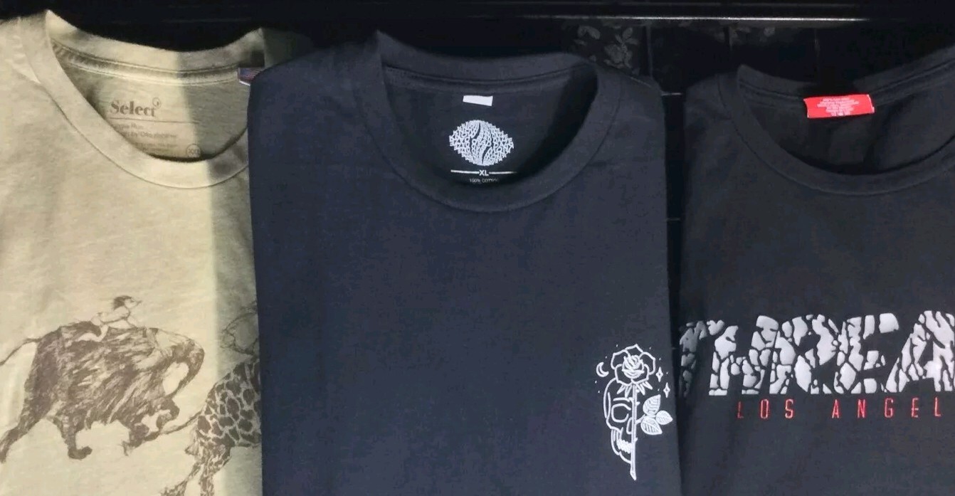 Casual T-Shirt Bundle 3 Unisex XL-2XL Tops Know Bad Days Threads & LA Select image 6