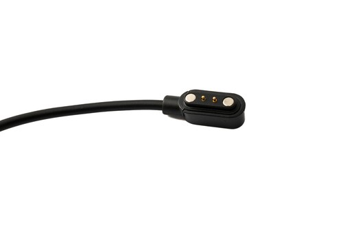 USB 2.0 Cable 100 CM Charging Cable for Realme Techlife Dizo Watch2 IN Black - Zdjęcie 3 z 4
