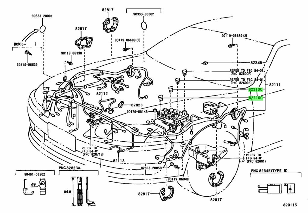 Originale TOYOTA/LEXUS (2004-2021) Fusibile, 7.5 Amp Fusibile Blocco 90982-09020