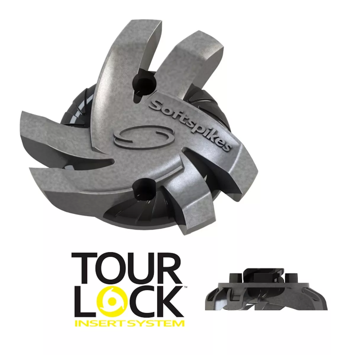 Softspikes SILVER TORNADO Golf Cleats FAST TWIST 3.0 Fits Tour Lock
