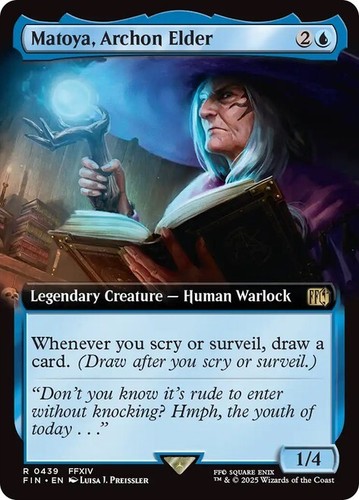Matoya, Archon Elder Extended Art Final Fantasy MTG NM
