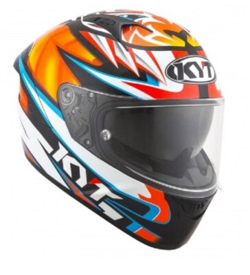 Full Face Motorcycle Helmet KYT NFR Charger Size M UK