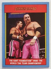 2017 Topps Heritage WWE Thirty Years of SummerSlam #5 The Hart Foundation