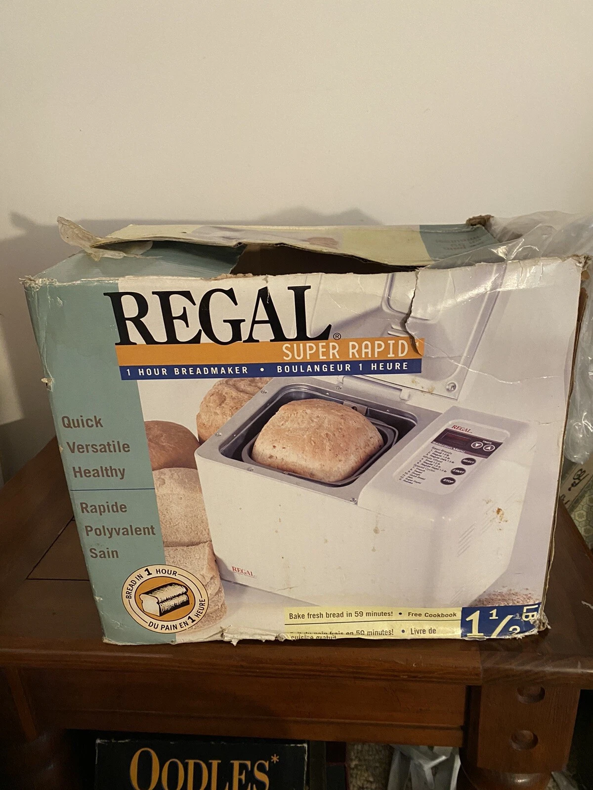 Regal Super Rapid 1 Hour Bread maker 1-1/2 Lbs New In Box