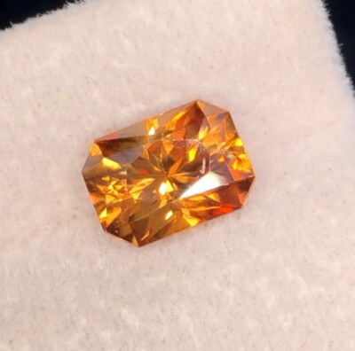Precision Cut 1.75 Ct Brown Zircon Jewelry Making ,Zircon Jewelry,7.0x5.1x4.0 mm