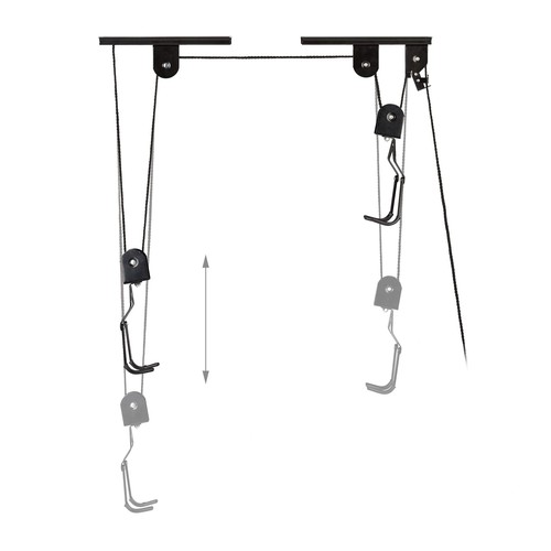 Relaxdays Portabici da Soffitto Fino a 20 kg Appendi Bicicletta a Carrucola G... - Imagen 6 de 9