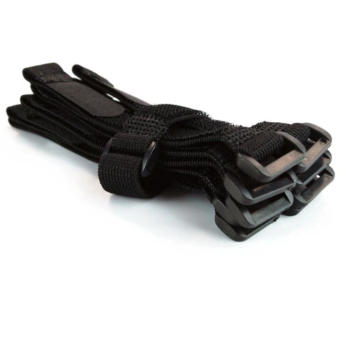 10 x Stretch Klettkabelbinder Klett Kabelbinder Klettband 15 cm elastisch 
