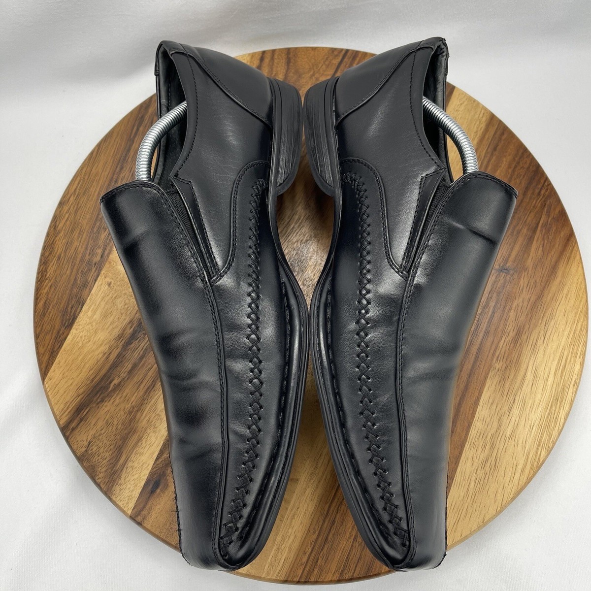 Madden M-Trace Genuine Black Leather Dress Shoes Mens 10.5 