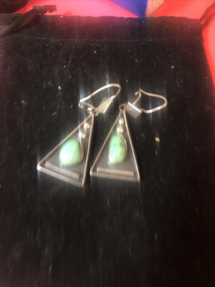 Silver Plated Dangle Earrings - Image 2 of 4