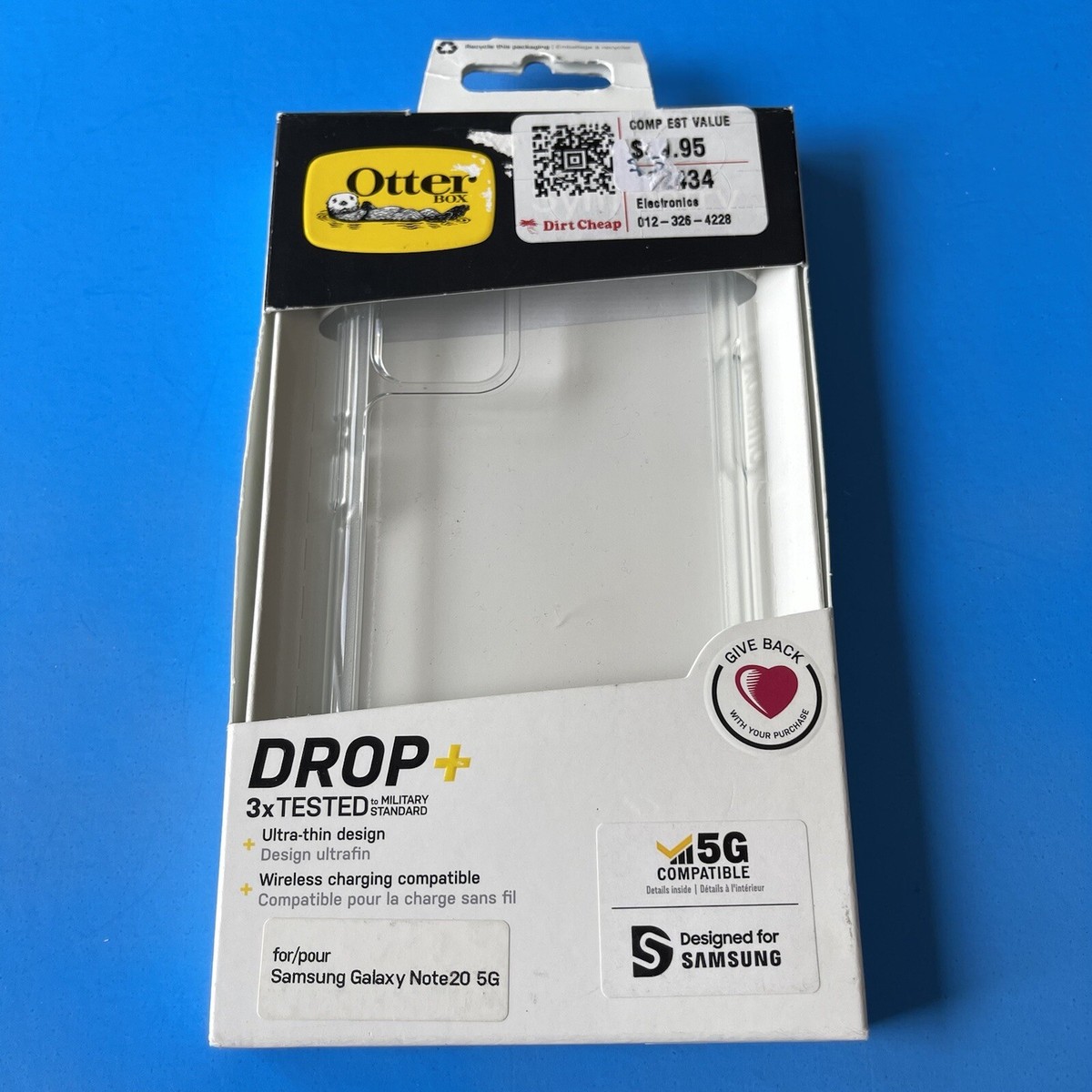 Otterbox Symmetry Case for Samsung Galaxy Note20 5G CLEAR