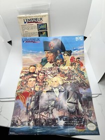L'EMPEREUR Nintendo NES COMPLETE CIB W/ Poster Great Shape!