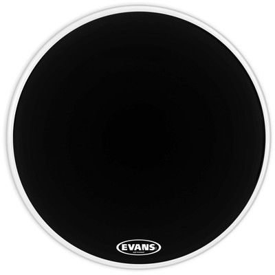 Evans 18'' EQ3  Resonant Black Bass Drum Head, No Port