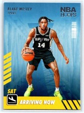 2022-23 Panini NBA Hoops - Arriving Now #25 Blake Wesley (RC) Spurs