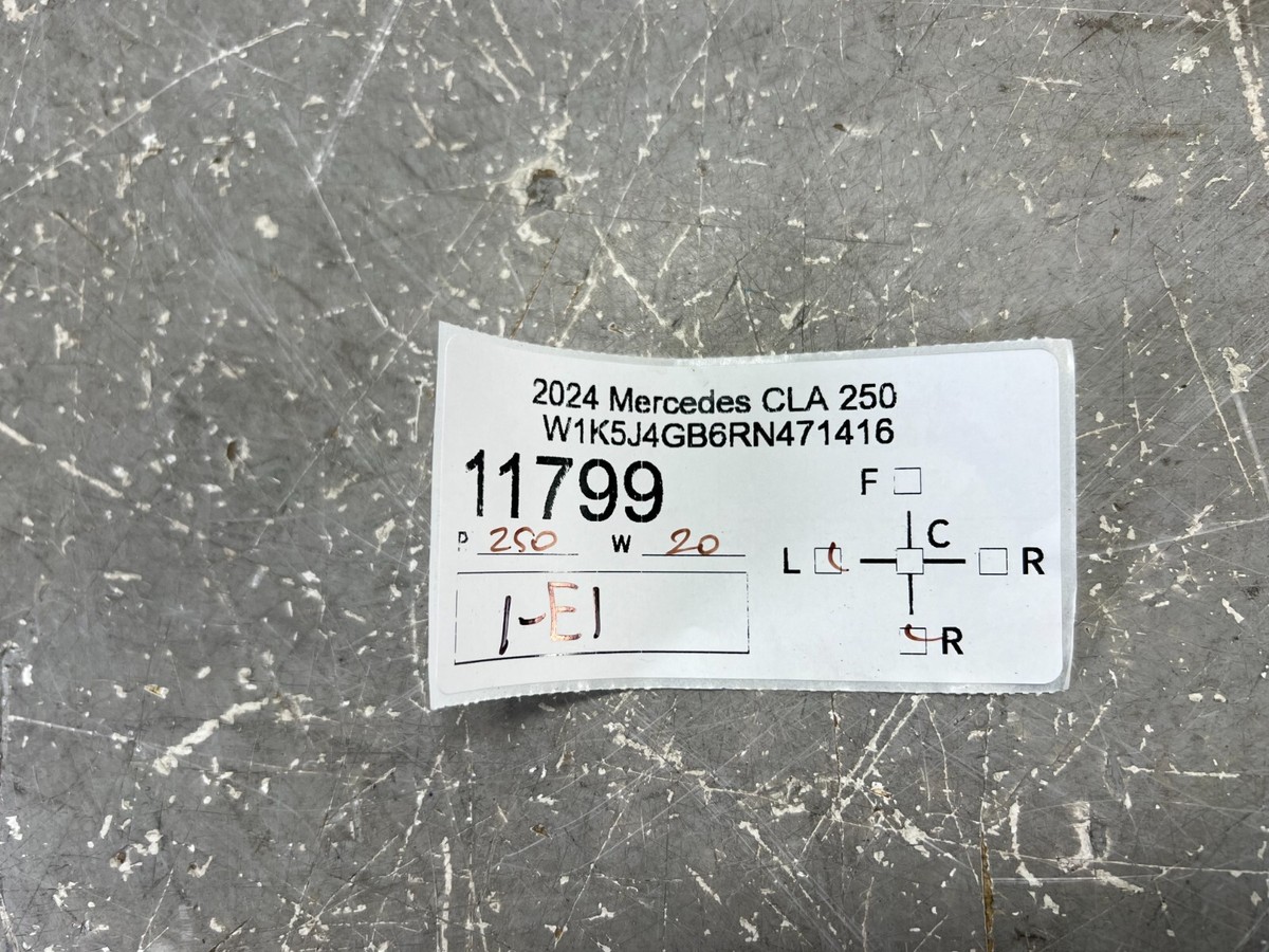 2020-2024 MERCEDES BENZ CLA 250 REAR LEFT DRIVER SIDE INTERIOR