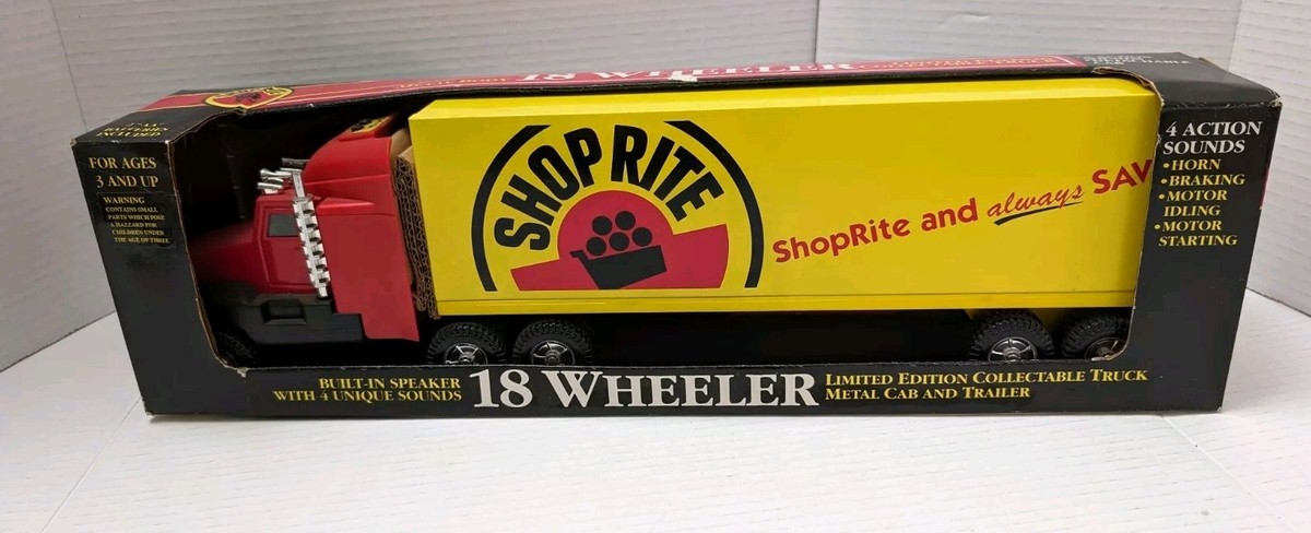 Shop Rite 18 Wheeler Tractor Trailer Truck Limited Edition With