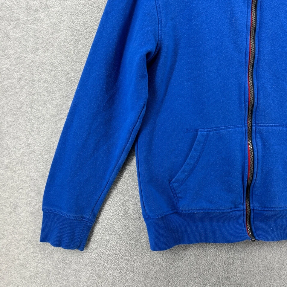Tommy Hilfiger Hoodie Boys Size XL 20 Blue Long Sleeve Full Zip Logo VTG Y2K - Image 2 of 4