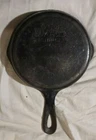 Vintage Wagner Ware Sidney O # No 3 Cast Iron Skillet Pan 1054 Smooth Bottom USA