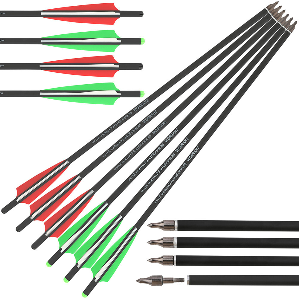 Flechas de carbono 16"" 17"" 18"" 20"" 22"" paletas de perno tiro con arco mini arco caza de tiro