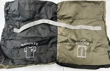 Gentleman's Hardware Compartmentalized Laundry Duffel Bag Duel Drawstring Packab