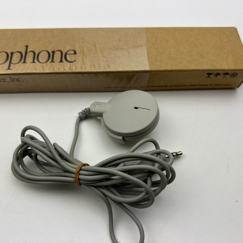 Apple Microphone by Apple Computer 1991 Open Box - Picture 2 of 8