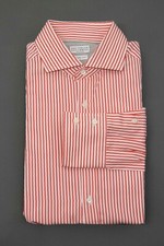 NWT Brunello Cucinelli Men "Slim Fit" Pinstripe Print Button Down Shirt SzM A211