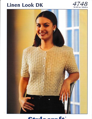 Linen Look Cardigan | Stylecraft 4748 Sweaters Knitting