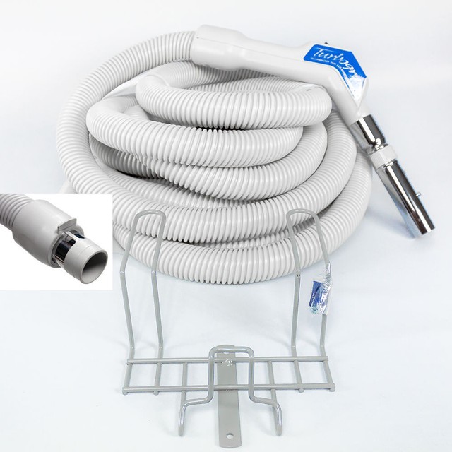 NEW GENUINE Vacuflo 35' UNIVERSAL central vacuum hose & rack eBay