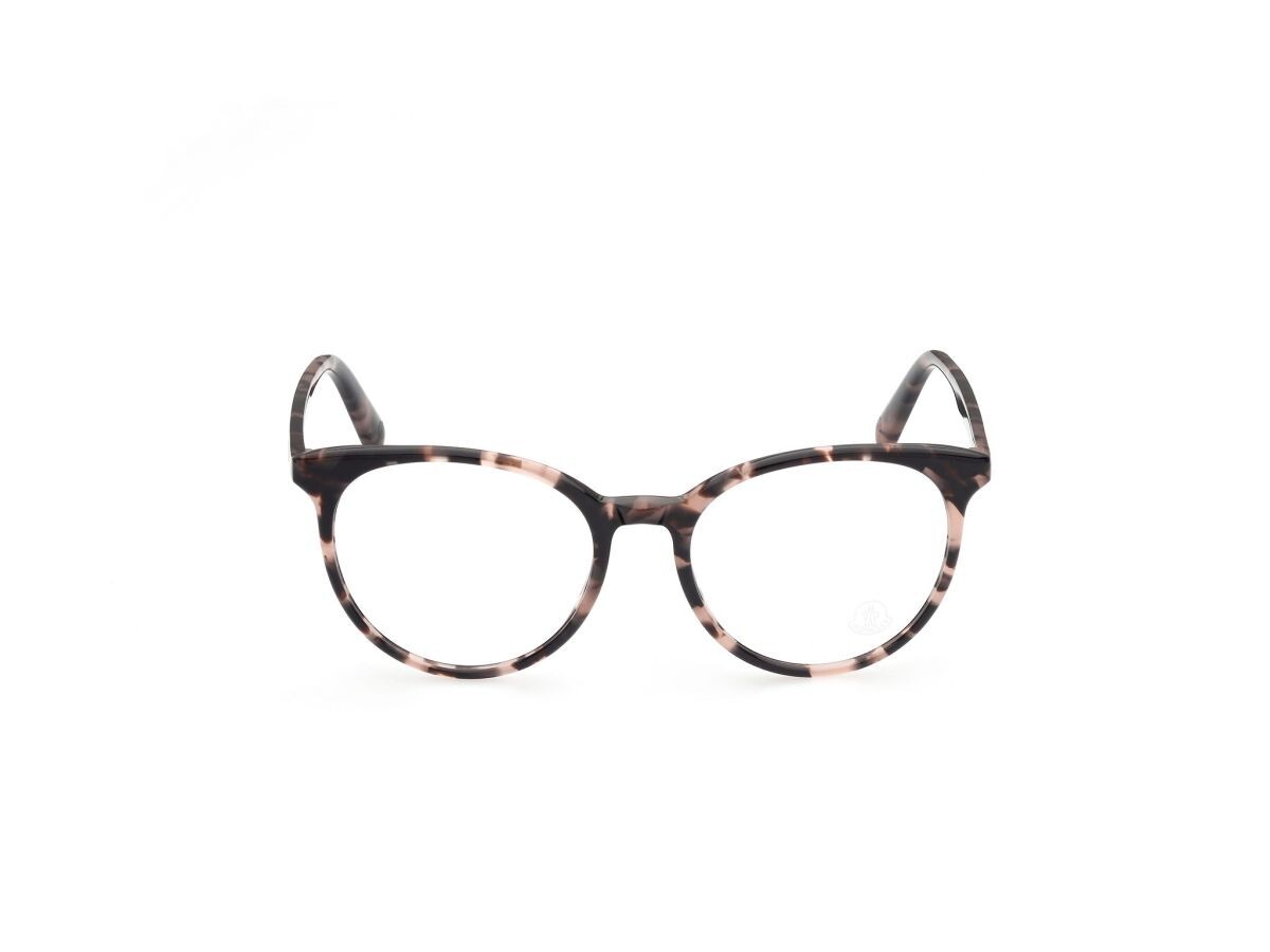 Оправа для очков Moncler ML5117 055 Розовая Гаванская пластиковая 51-17-145 Круглая Италия 32090₽