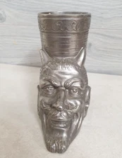 Cigarette Ashtray Vintage Smoke Metal Devil Demon Satan Soviet Table Mephisto