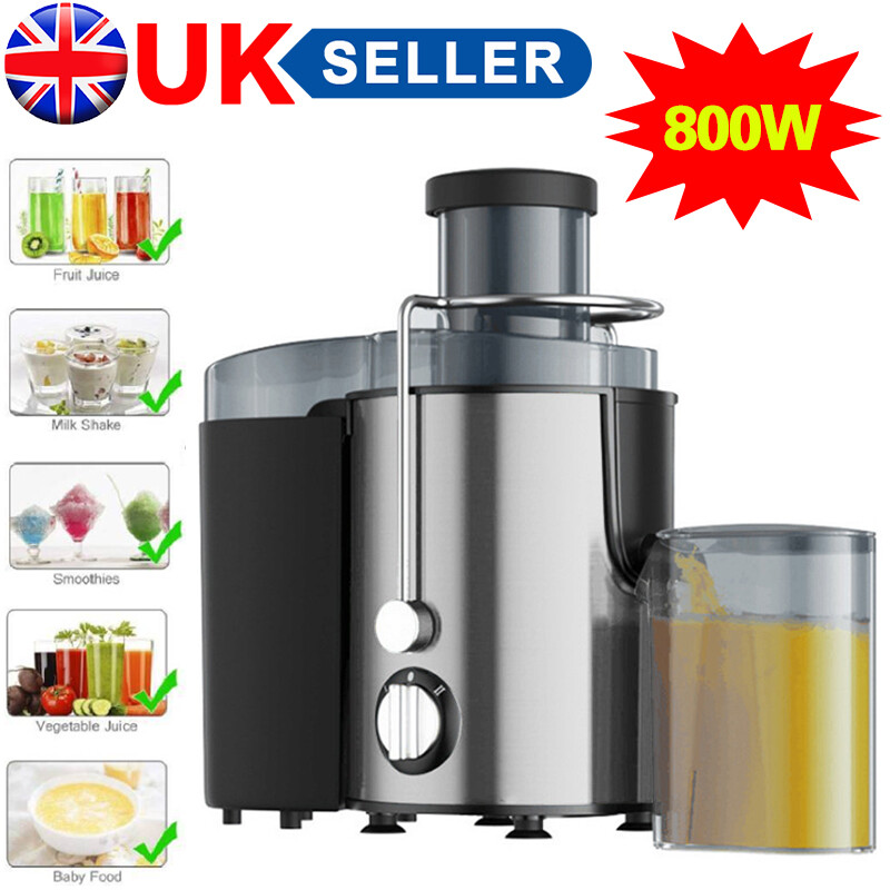 800W Juice Extractor Centrifugal Juicer Machine Whole Fruit Vegetable