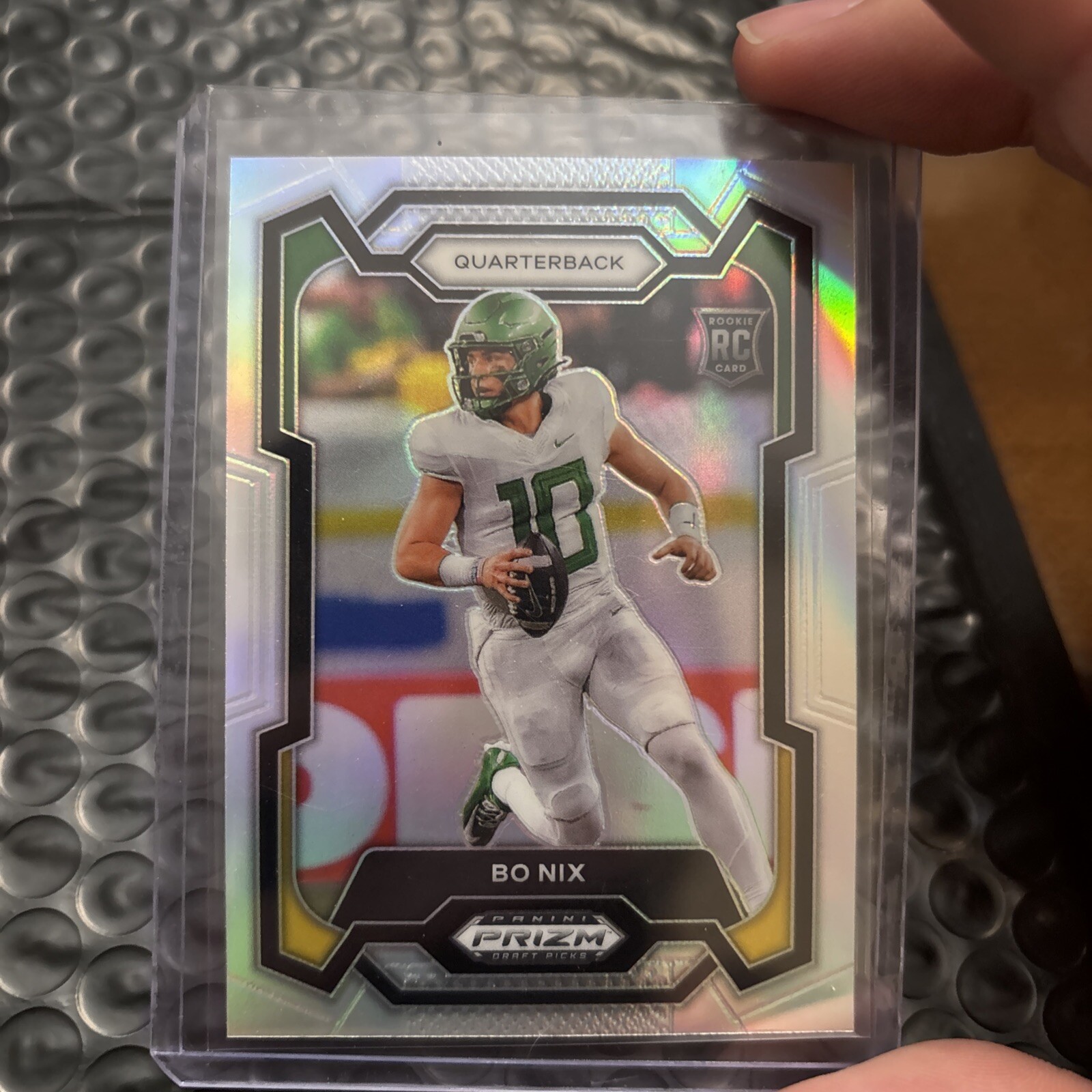 2024 Panini Prizm Draft Picks - Silver Prizm #105 Bo Nix (RC)