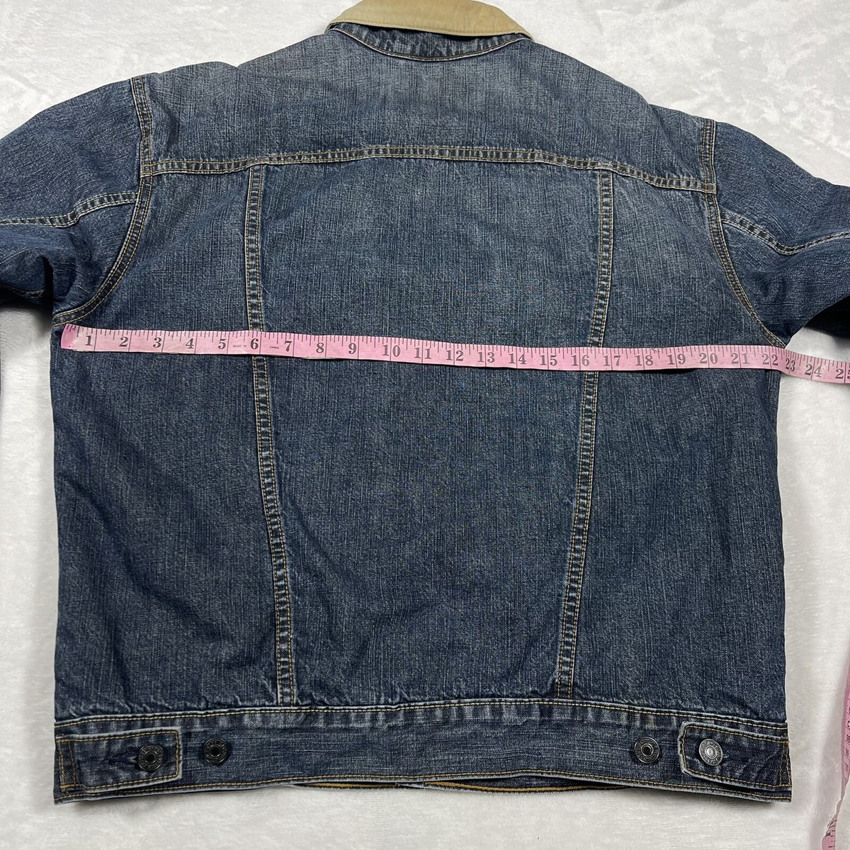 Levi’s Jacket Vintage 2000s Y2K 70518 Levis Denim Trucker Lined Mens Size M