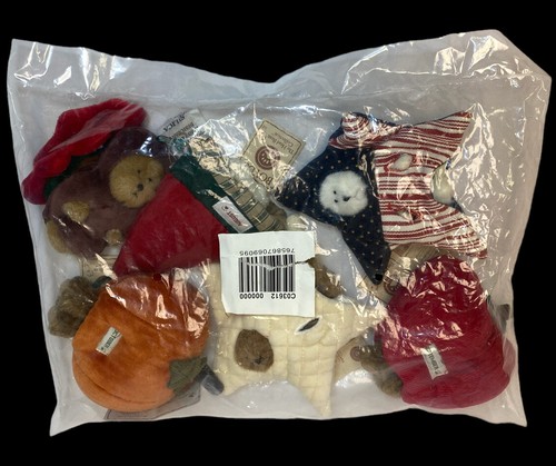 Boyd’s Bears Peekers Plush Head Bean Collection 6 Month Holidays Sealed & Tags - Picture 3 of 12