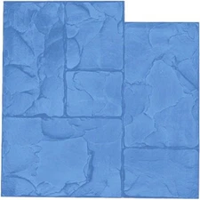 Brickform Concrete Texture Mat Ashlar Slate Hard Mat Blue