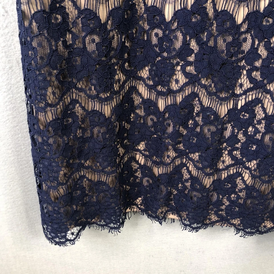 Jessica Howard Dress Womens 22W Lace Overlay 3/4 Sleeve Knee Length Elegant - Image 3 of 4