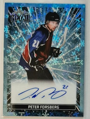 2026 LEAF METAL PETER FORSBERG AUTO BLUE LASER 2/9 #BT-PF1