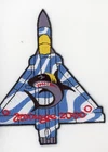 PATCH FRANCE AIR FORCE MIRAGE 2000 SHARK IRON ON PARCHE