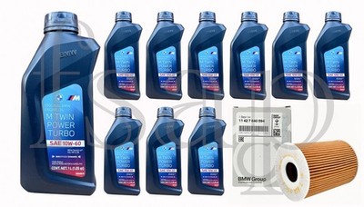 Genuine BMW Engine oil change kit 2009 BMW M5 5.0L M Twin Power Turbo oil 10w60