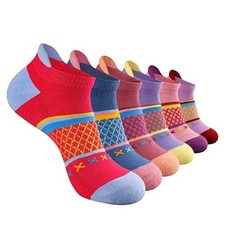 Womens Socks Ankle Athletic Socks Short Running One Size 6 Pairs Multicolor a