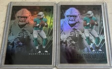 Lot of 2 2020 Panini Illusions - Tua Tagovailoa #6 Base and Emerald (RC)