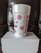 Large Dunkin Styrofoam Cup For Medium Iced Coffee