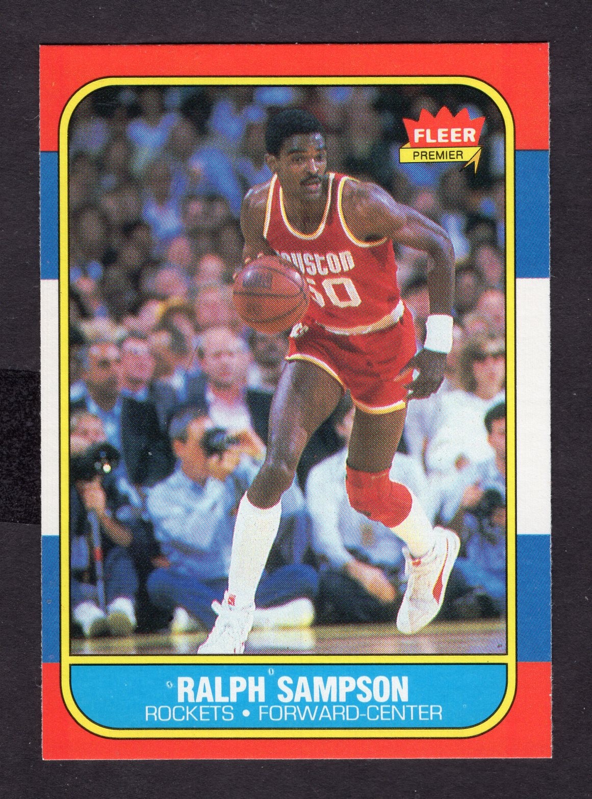 1986 FLEER RALPH SAMPSON CARD NO:97   IN NEAR MINT-MINT CONDITION